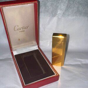 Cartier Gold Textured Lighter France